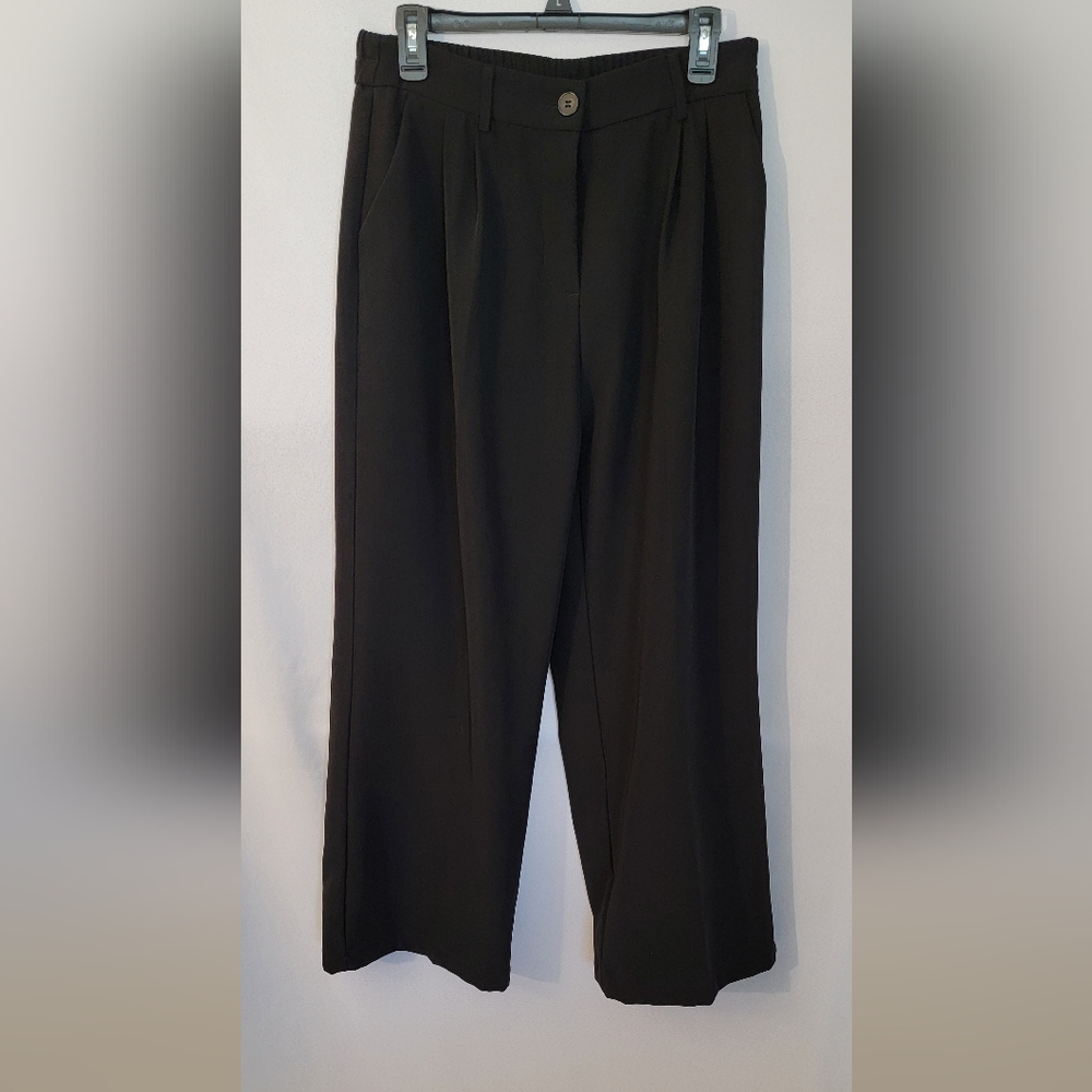 FUNYYZO Dress Pleated Front Pants Size L